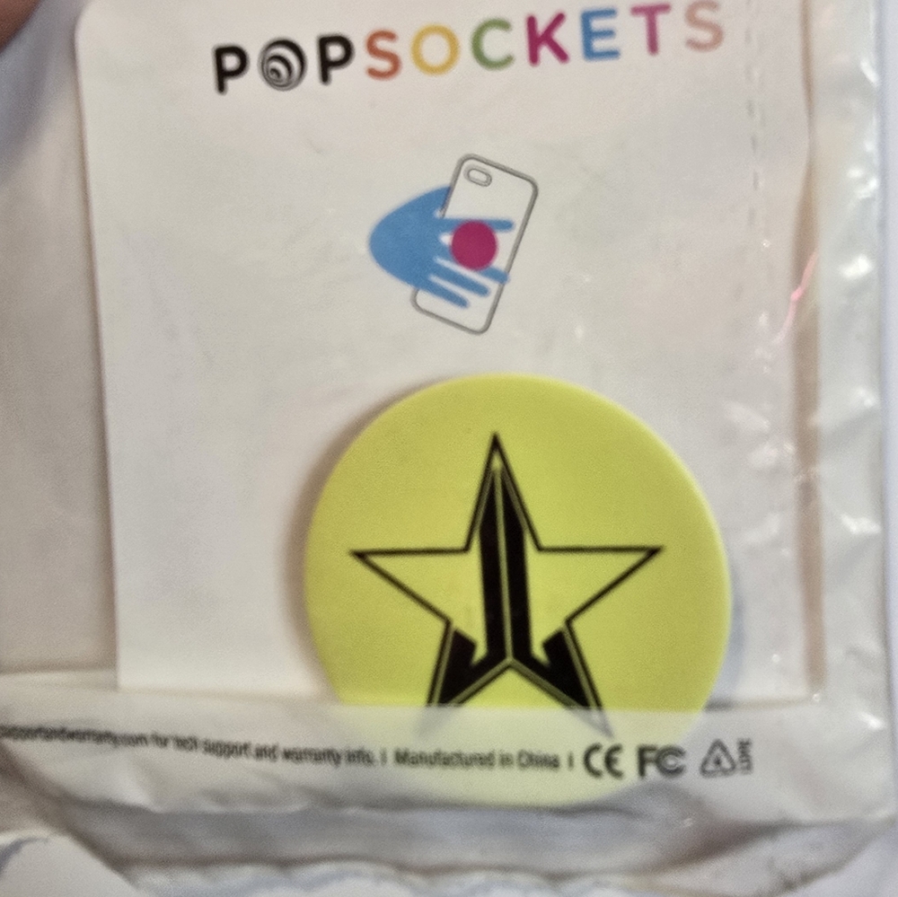 Jeffree Star PopSocket Yellow Phone Cover